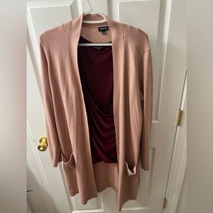 Torrid blouse and torrid matching cardigan
